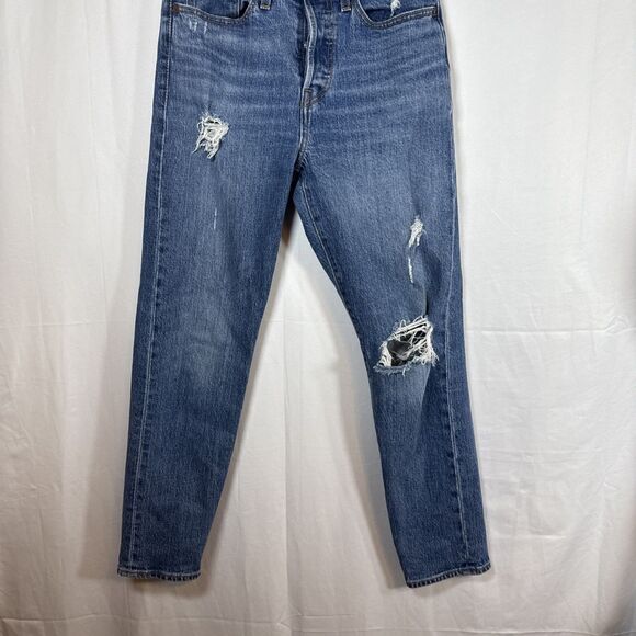 Levi’s Wedgie Button Fly Straight Leg Size 27 Preowned - Picture 3 of 12